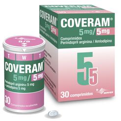 Coveram 5 mg/5 mg x 30 Comprimidos - Servier chile