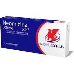 Neomicina 500 mg x 12 Comprimidos CHILE