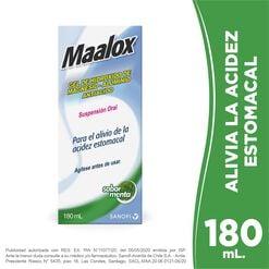 Maalox Susp. Fco. 180 Ml. - Sanofi - aventis