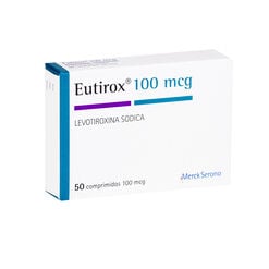 Eutirox 100 mcg x 50 Comprimidos - Merck