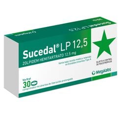 Product image of Sucedal Lp 12.5 mg Caja 30 Comp. Recubiertos - Megalabs chile s.a