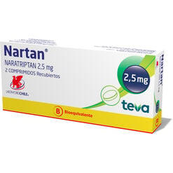 Product image of Nartan 2,5 mg x 2 Comprimidos Recubiertos - Chile