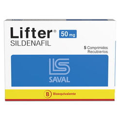 LIFTER Sildenafil 50 mg 5 comprimidos - Saval s.a.