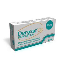 Product image of Deroxat CR 25 mg x 30 Comprimidos con Recubrimiento Entérico de Liberación Prolongada - Etex