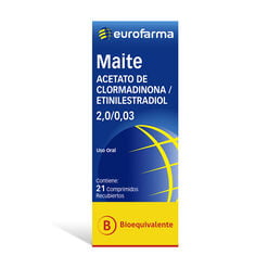 Maite 2/0,03 X 21 Comprimidos Recubiertos - Eurofarma chile