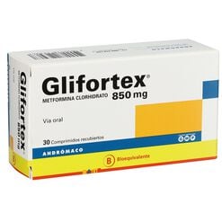 Glifortex 850 mg x 30 Comprimidos Recubiertos - Andromaco s.a.