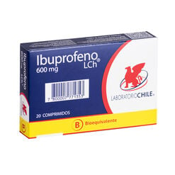 Product image of Ibuprofeno 600 mg x 20 Comprimidos CHILE