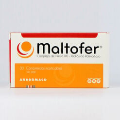 Maltofer 100 mg x 30 Comprimidos Masticables - Andromaco s.a.