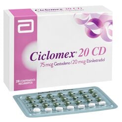 Ciclomex-20 CD x 28 Comprimidos Recubiertos - Lafi