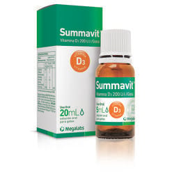 Product image of Summavit Vitamina D 200ui Gotas 20ml