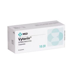 Vytorin 10 mg/20 mg x 28 Comprimidos - Organon chile s.p.a.