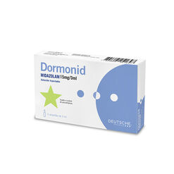 Product image of Dormonid 15 mg Caja 5 Ampollas 3ml - Deutsche pharma