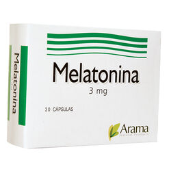 Product image of Melatonina 3 mg x 30 Cápsulas ARAMA NATURAL PROD. DIST. LTDA.