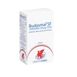 Budasmal SF 200 mcg/Dosis x 200 Dosis Aerosol Para Inhalación Oral - Chile