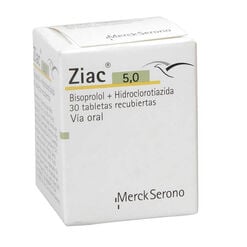 Ziac 5 x 30 Comprimidos Recubiertos - Merck