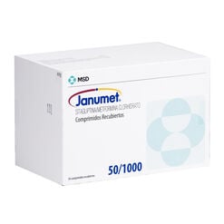 Janumet 50 mg/1000 mg x 56 Comprimidos Recubiertos - Merck sharp & dohme