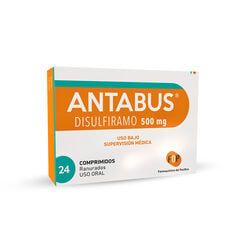 Product image of Antabus 500 mg x 24 Comprimidos - Farmoquimica del pac