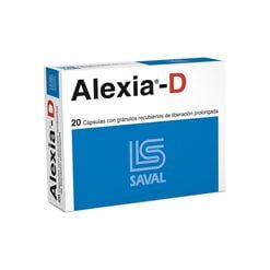 Alexia-D x 20 Cápsulas Con Gránulos Recubiertos De Liberación Prolongada - Saval s.a.