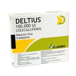 Deltius 100.000 UI x 4 Ampollas Solución Oral - Itf - labomed