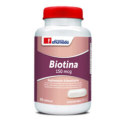 Product image of Biotina 90 Capsulas - Farmacias ahumada