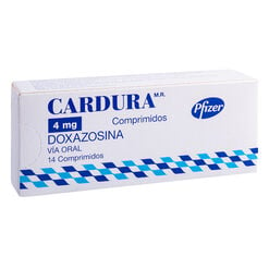 Cardura 4 mg x 14 Comprimidos - Pfizer de chile s.a.