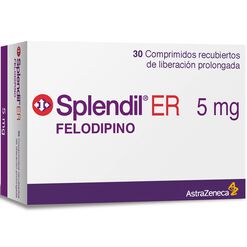 Splendil ER 5 mg x 30 Comprimidos Recubiertos de Liberacion Prolongada - Astrazeneca