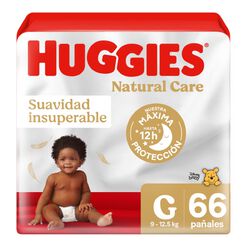 Pañal Huggies Natural Care G 66 Un