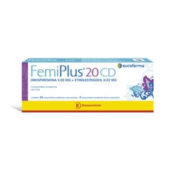 Product image of Femiplus 20 CD x 28 Comprimidos Recubiertos - Eurofarma chile