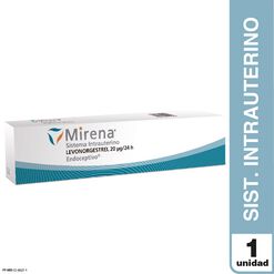 Mirena DIU 20 mcg/24 Hrs x 1 Sistema Intrauterino - Bayer de chile s.a.