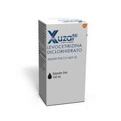 Xuzal 2,5 mg/5 mL x 150 mL Solucion Oral - Glaxosmithkline chile