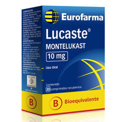 Lucaste 10 mg x 30 Comprimidos Recubiertos - Eurofarma chile