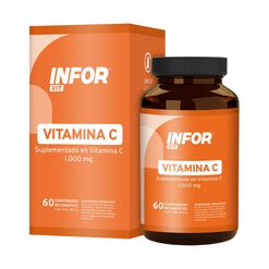 Product image of Infor Vit C 1000Mg 60 Comp Rec