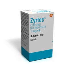 Zyrtec 1 mg/ml x 60 ml Solución Oral - Glaxosmithkline chile