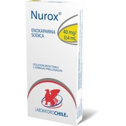 Nu-Rox 40 mg/0.4 ml Solución Inyectable x 2 Jeringas Prellenadas - Chile