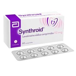 Synthroid 112 mcg Caja 60 Comp. - Recalcine s.a.