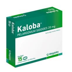 Kaloba 20 mg x 15 Comprimidos Recubiertos - Megalabs chile s.a