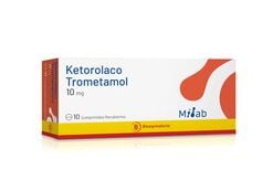 Product image of Ketorolaco Trometamol 10 mg x 10 Comprimidos MINTLAB CO SA