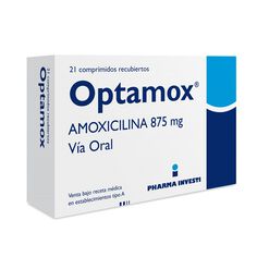 Optamox 875 mg x 21 Comprimidos Recubiertos - Megalabs chile s.a