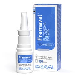 Fremaval 27,5 mcg/Dosis x 120 Dosis Suspension Nasal para Nebulización - Saval s.a.