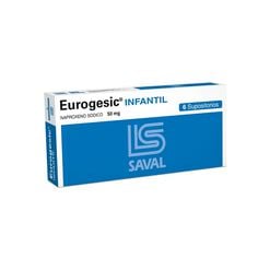 Eurogesic Infantil 50 mg x 6 Supositorios - Saval s.a.