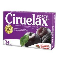 Ciruelax Forte 125 mg x 24 Comprimidos Recubiertos - Megalabs chile s.a