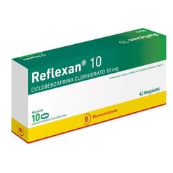 Reflexan 10 mg x 10 Comprimidos Recubiertos - Megalabs chile s.a