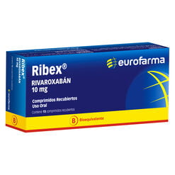 Ribex 10 mg x 15 Comprimidos Recubiertos - Eurofarma chile