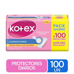 Product image of Protectores Diarios Kotex 100 un