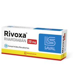 Rivoxa 20 mg x 30 Comprimidos Recubiertos - Saval s.a.