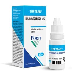 Product image of Toptear 0,4 % x 10 mL Solución Oftálmica