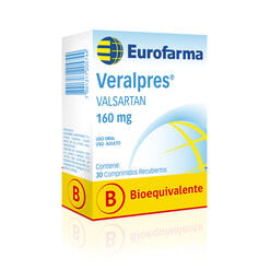 Veralpres 160 mg x 30 Comprimidos Recubiertos - Eurofarma chile