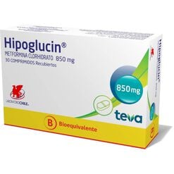 Hipoglucin 850 mg x 30 Comprimidos Recubiertos - Chile