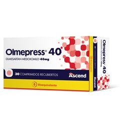 Olmepress 40 mg x 30 Comprimidos Recubiertos - Ascend