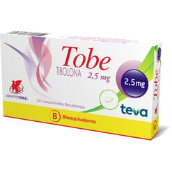 Tobe 2.5 mg x 30 Comprimidos Recubiertos - Chile